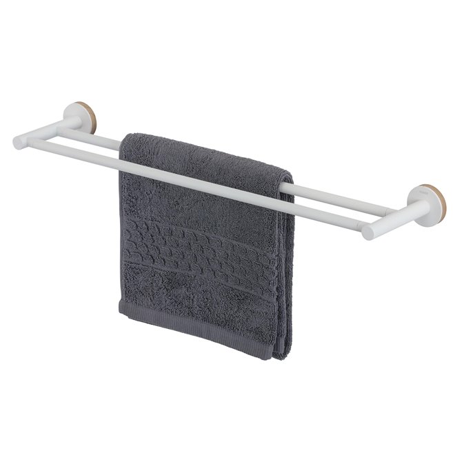 Towel shop rack double